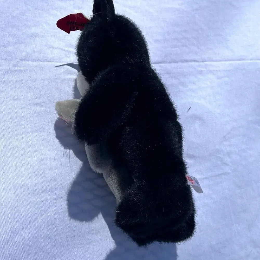 Black Cat With Gray Mouse Toy Plush Stuffed Animal by Sugarloaf 1998 14